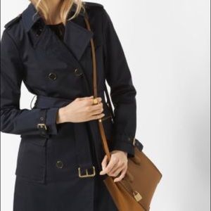 Michael Kors black trench coat size small
